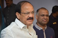 Venkaiah Naidu Watches Ghazi Movie at Prasad Labs